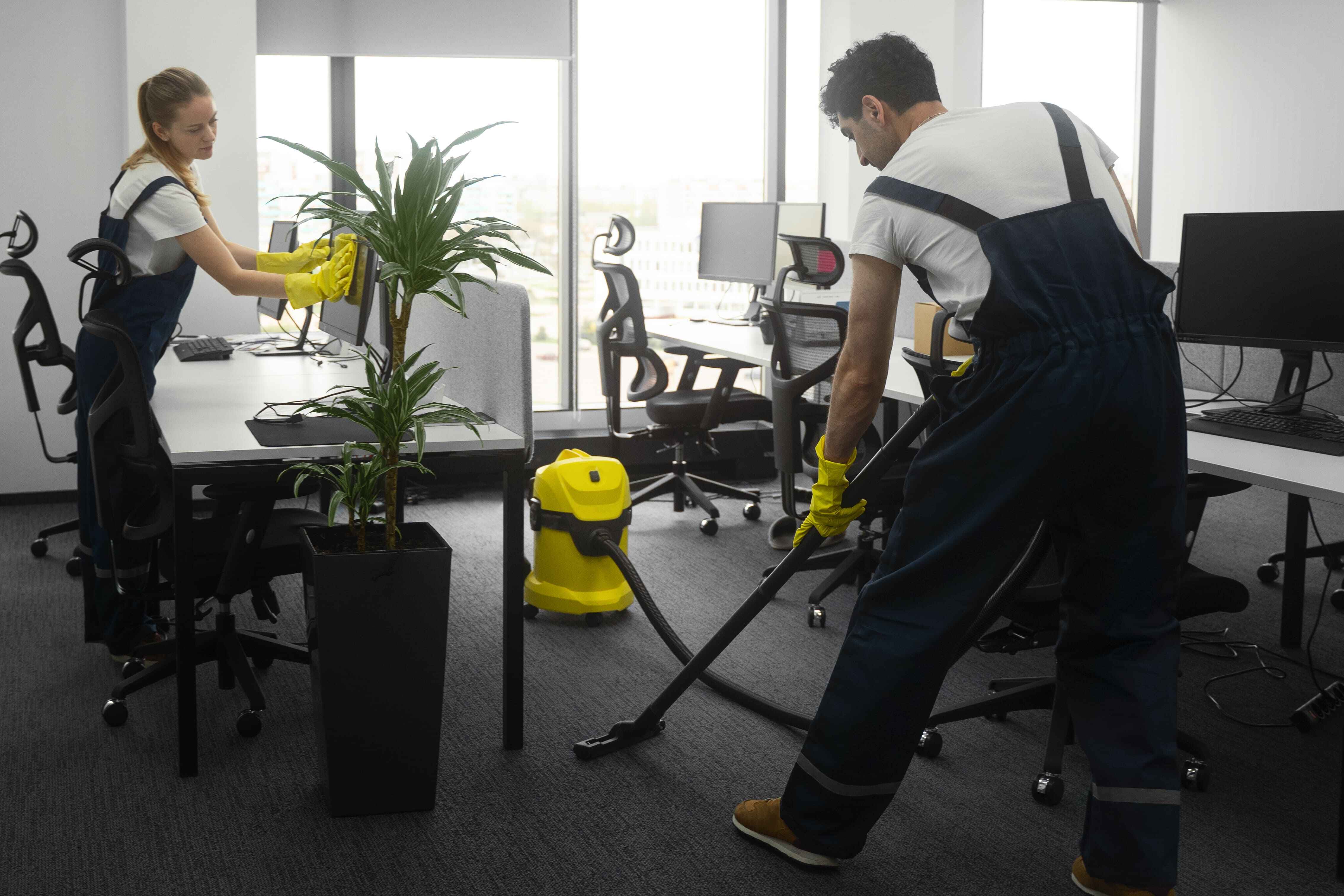 Regular office cleaning service